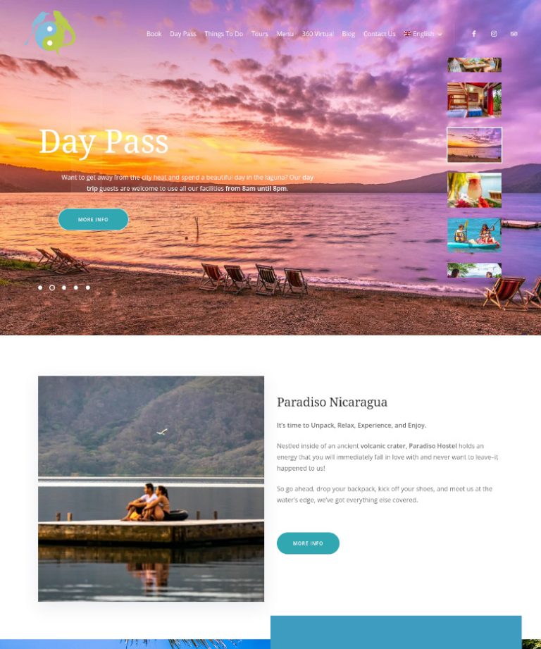 Paradiso Nicaragua - Laguna de Apoyo, Nicaragua | Ultrawagner Diseño web