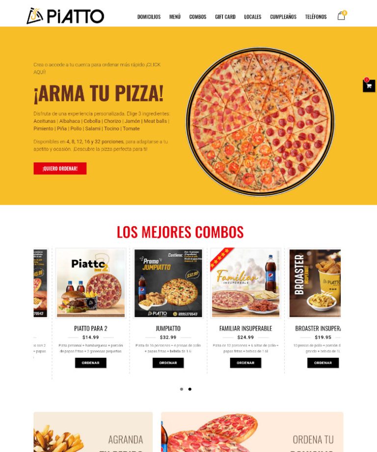 Piatto Pizza - Cuenca, Ecuador | Ultrawagner Diseño web