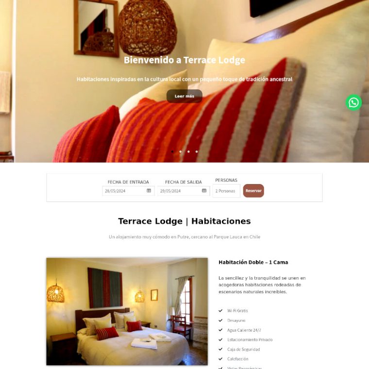 Terrace Lodge - Putre, Arica, Chile | Ultrawagner Diseño web